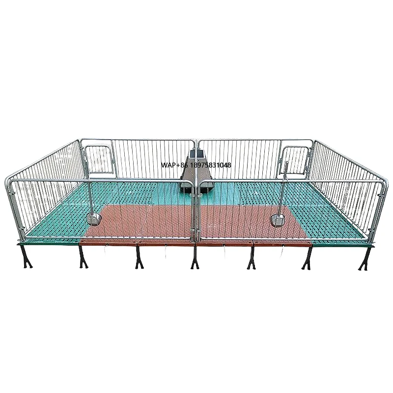 

Farm Equipment Nursery Bed with Heating Plate Piglet Equipment Crate Nursery Pen for Piglet