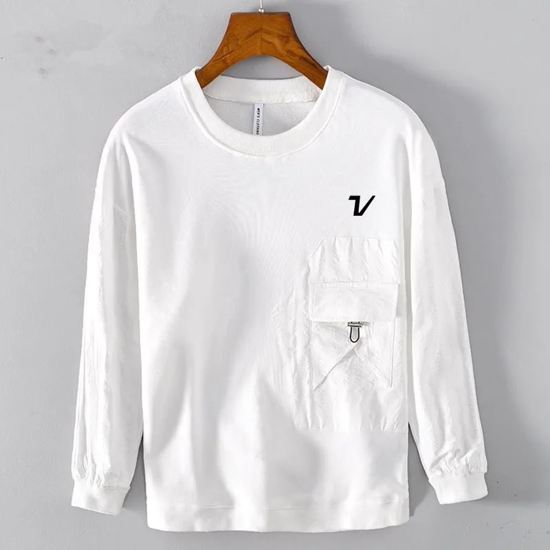 ๊ณจํ์ฉํ High Quality Golf T-shirt Men\'s Golf Wear 2024 Autumn New Long Sleeves Casual Round Neck Luxury T-shirt Men\'s Golf Clothes