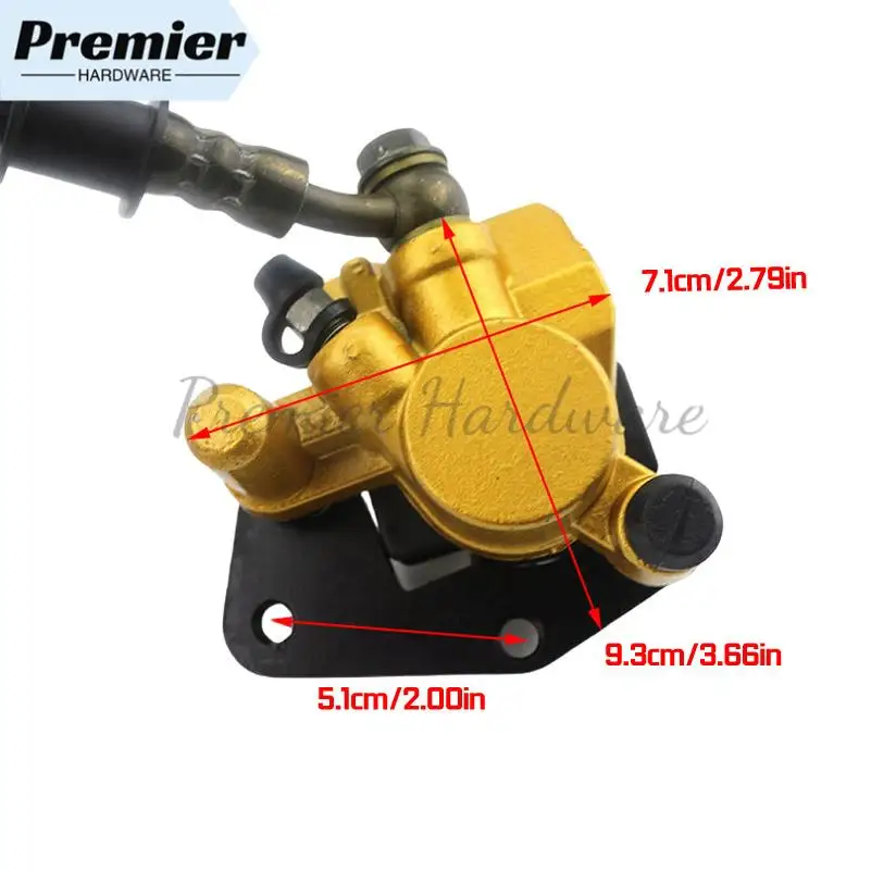 Комплект переднего дискового тормоза мотоцикла, гидравлическая система для 110cc 125cc 140cc BBR TTR, питбайк, мотокросс, скутер, питбайк