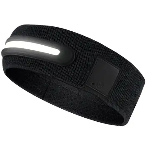 A08P-Breathable Head Band For Night Running With Integrated LED Light For Night Running Light Weight & Comfortable A