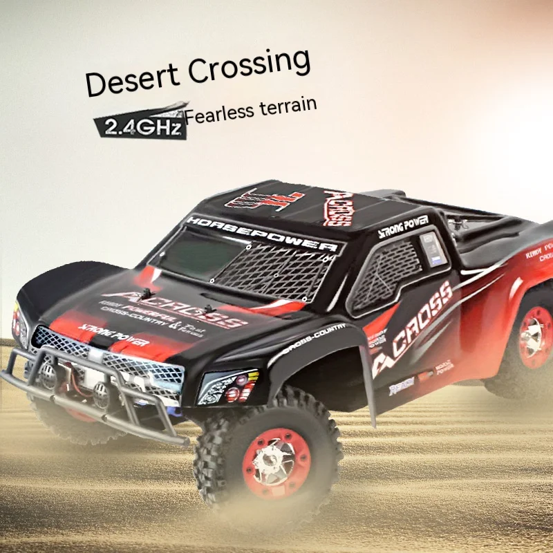 12423 2.4g Remote Control Electric Four-wheel Drive Short Truck 1:12 Full Scale Off-road High-speed Vehicle Drift Vehicle