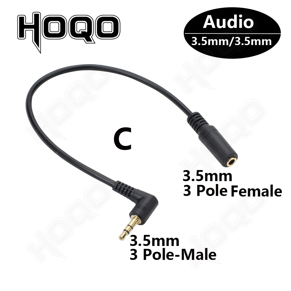 90 stopni 3.5mm 4 polak Jack Trrs męski do Trrs męski/żeński przedłużacz kątowy 4pin extender Stereo Aux Audio