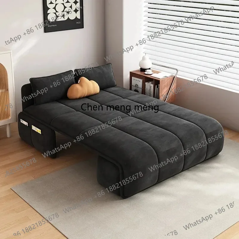 

Foldable Black Sofa Multifonction Minimalist Lazy Modern Sofa Garden Comfortable Ensembles De Meubles De Jardin Home Furniture