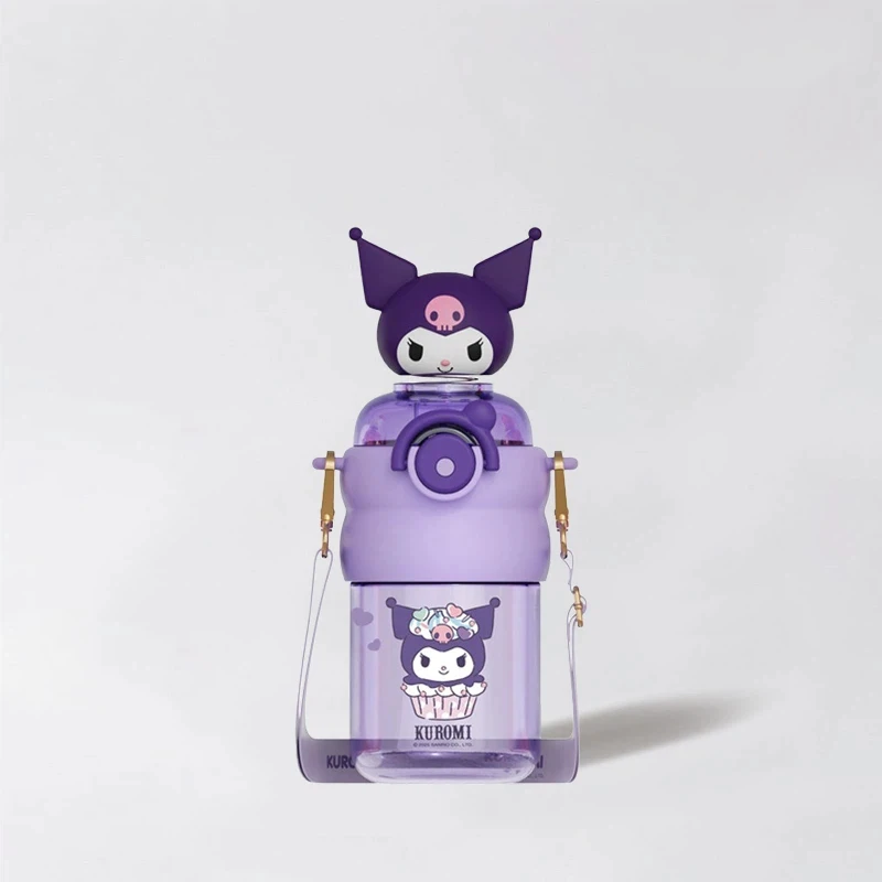 

Бутылка для воды Sanrio 600 мл с шейкером и персонажем, из тритана и полипропилена, с ремешком для переноски, для школы и офиса