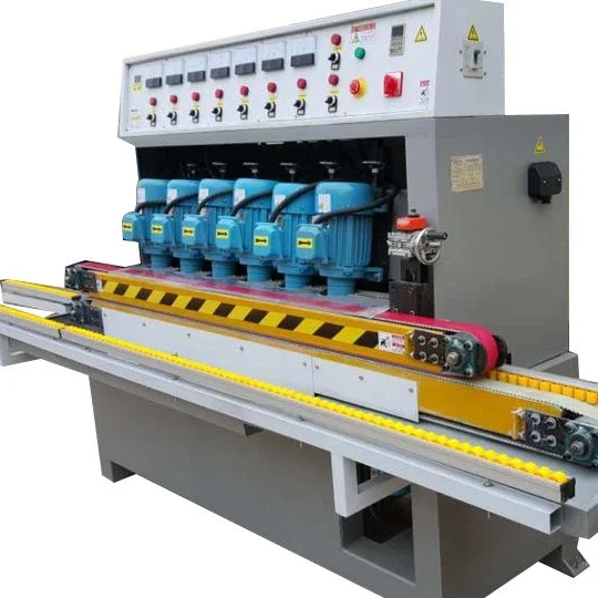 Low energy consumption beveling machine  Vertical straight edge automatic high speed glass edging machine With CE