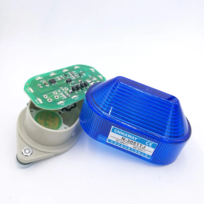 Signal Warning Strobe TB40 N-3051 12/24/220V Indicator LED Lamp small Flashing Light Security Alarm IP44 buzzer Magnetic