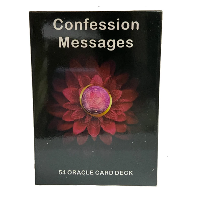 Confession Messages Oracle Cards A 54 Cards Deck Feelings Love Message Prophecy Keywords Divination Tarot Cards