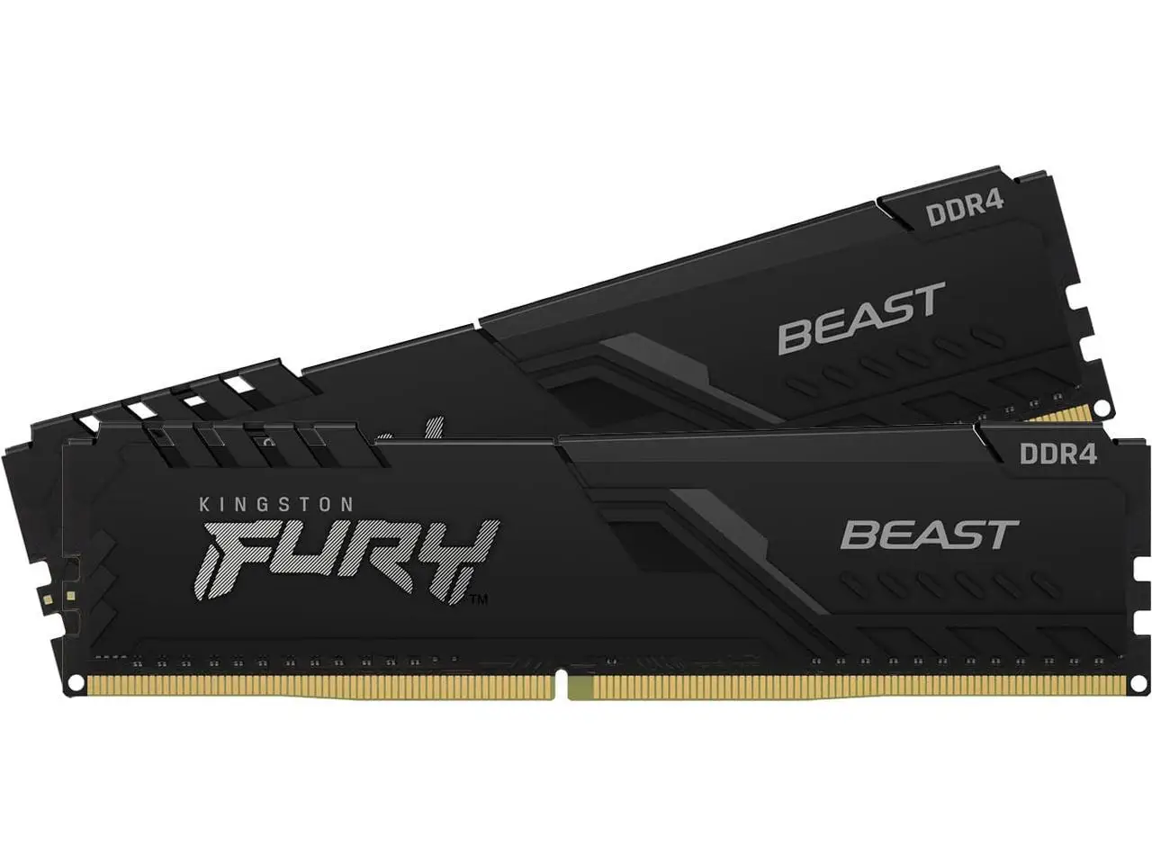 Kingston FURY Beast 16GB (2 x 8GB) 288-Pin PC RAM DDR4 3200 (PC4 25600) Memory (Desktop Memory) Model KF432C16BBK2/16