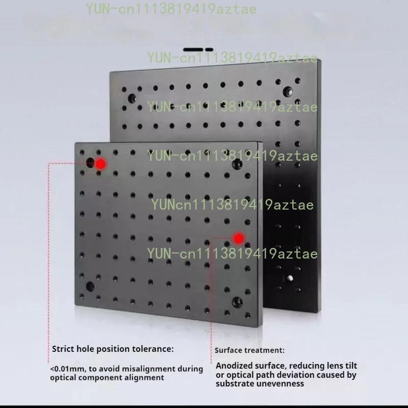 M4/M6 Aperture Optical Flat Plate High-precision Aluminum Alloy Honeycomb Plate Porous Fixed Aluminum Plate Optical Platform