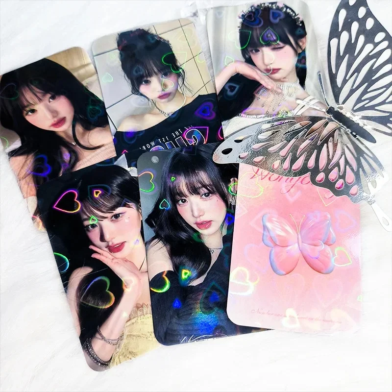 Celebrity Surrounding Zhang Yuanying Love Laser Film Small Kpop Packaging Materials Gift Guka Card Book kpop