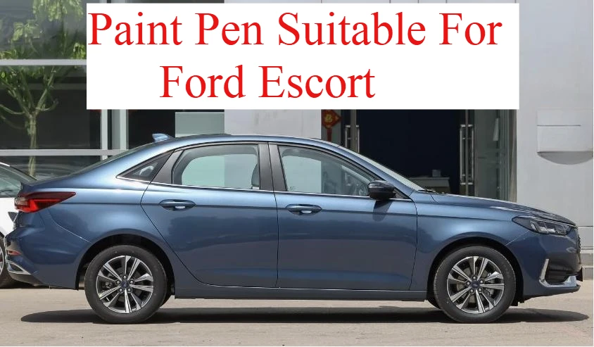

Ручка для покраски подходит для Ford Escort Ручка для ремонта краски Special Pearl White Escort Оригинальная автомобильная ручка для ретуши 2 в 1 для царапин