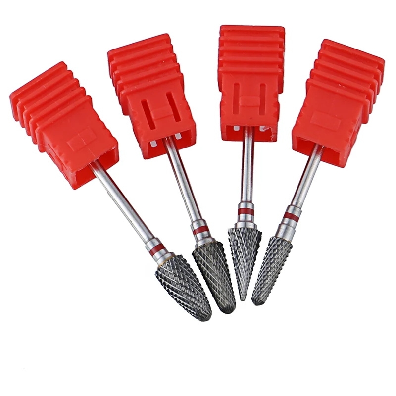 1PCS Tungsten Carbide Nail Drill Bit Electric Manicure Drills Machine Accessories Milling Cutter Burr Pedicure Nail  Drill Tools
