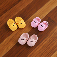 2Pcs 1:12 OB11 Puppy Bear Pig Shoe Doll Classic Shoes Suit For Ob11 1/12 Bjd Detachable Doll Gsc DOD YMY Doll Accessories