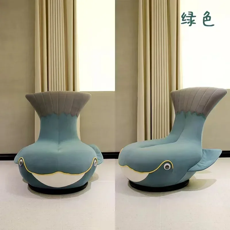 Internet Celebrity Minimalist Whale Seat Single Lazy Bone Chair Backrest Leisure Balcony Living Room Small Apartment