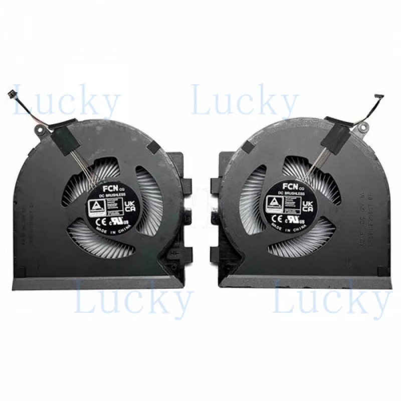 

f New for Razer Blade 18" (2023) RZ09-0484 RZ09-0484x Laptop CPU & GPU Cooling Fan 12V