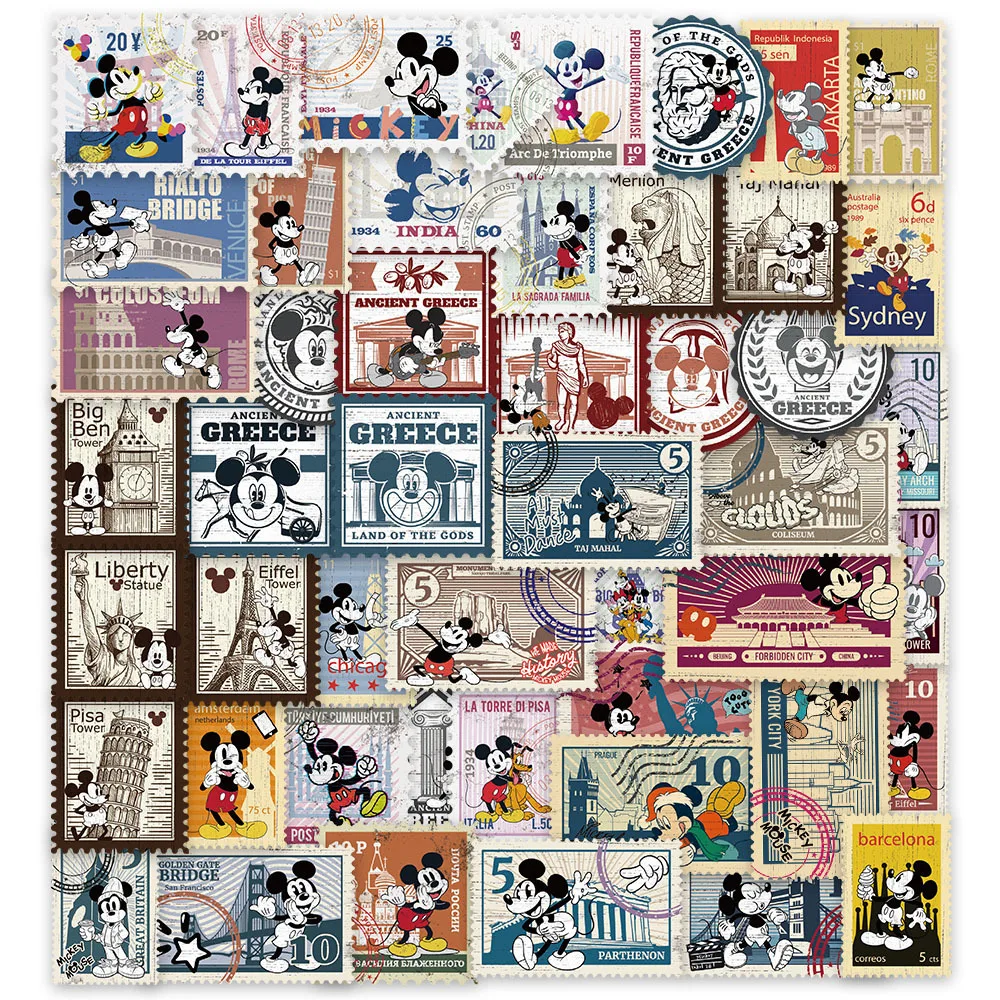 50-adesivos-vintage-mickey-impermeaveis-para-decoracao-diy-de-laptop-celular-ipad-caderno-bagagem-e-garrafa-termica