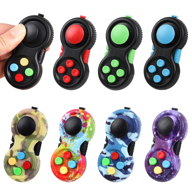 Fidget Spinner Stressabbau Angstspielzeug Fidget Pad Fidget Controller Stressreduzierer für Jugendliche Erwachsene Fingerspitzenspielzeuge Giaaga