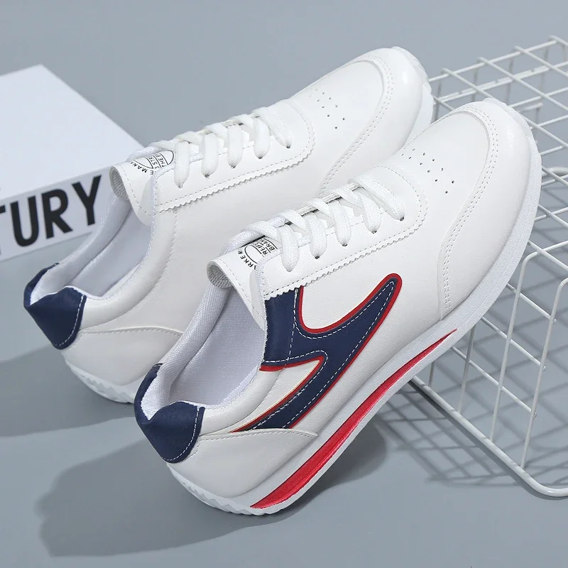 Retro Colorblock Women Sneakers Spring Autumn Breathable Soft Cushion Sole Lace Up Platform Non Slip Daily Walking Casual Shoes