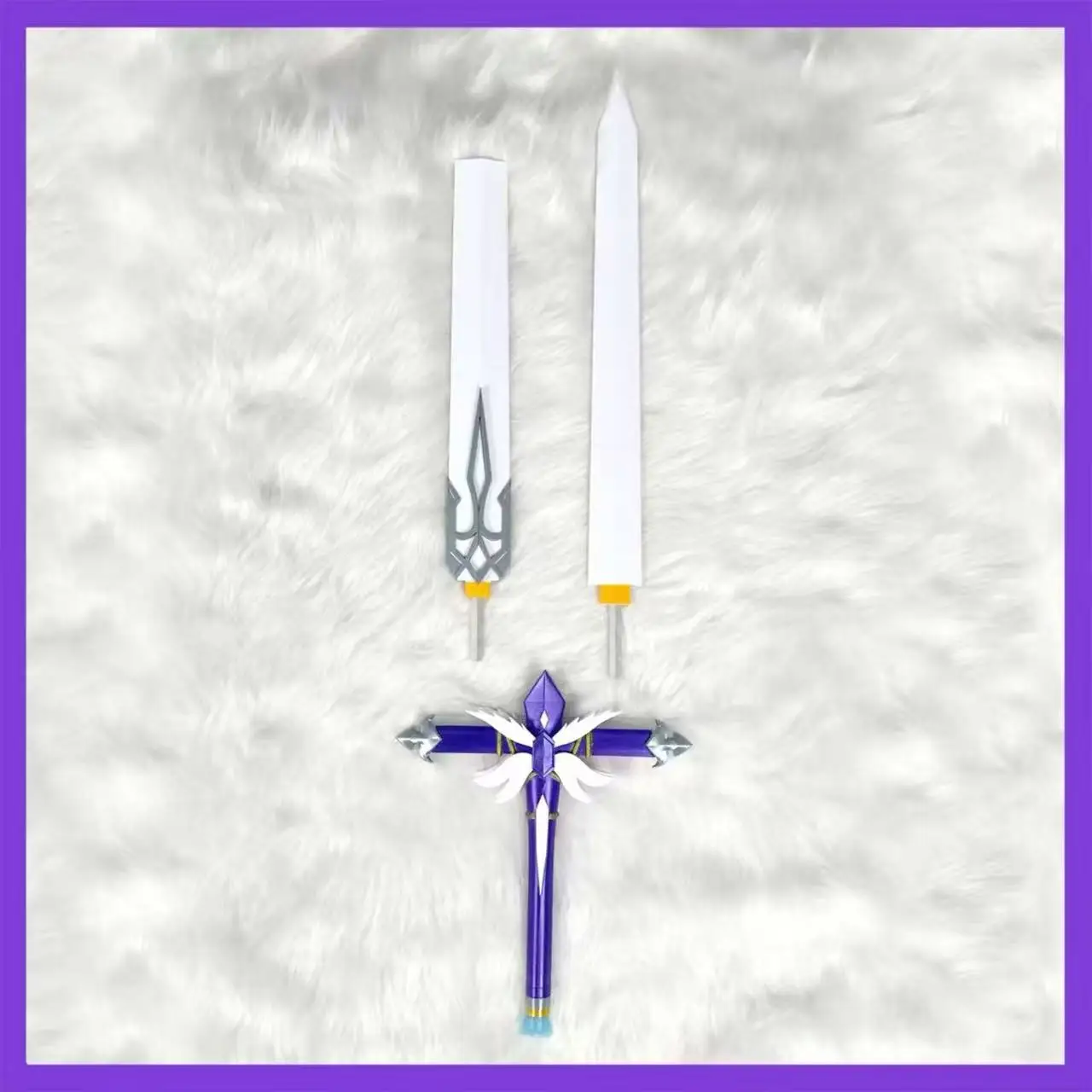 روبن جديد فارس السيف الأسلحة لعبة هونكاي ستار السكك الحديدية تأثيري الدعامة هالوين عيد الميلاد حفلة تنكرية زي الملحقات #4