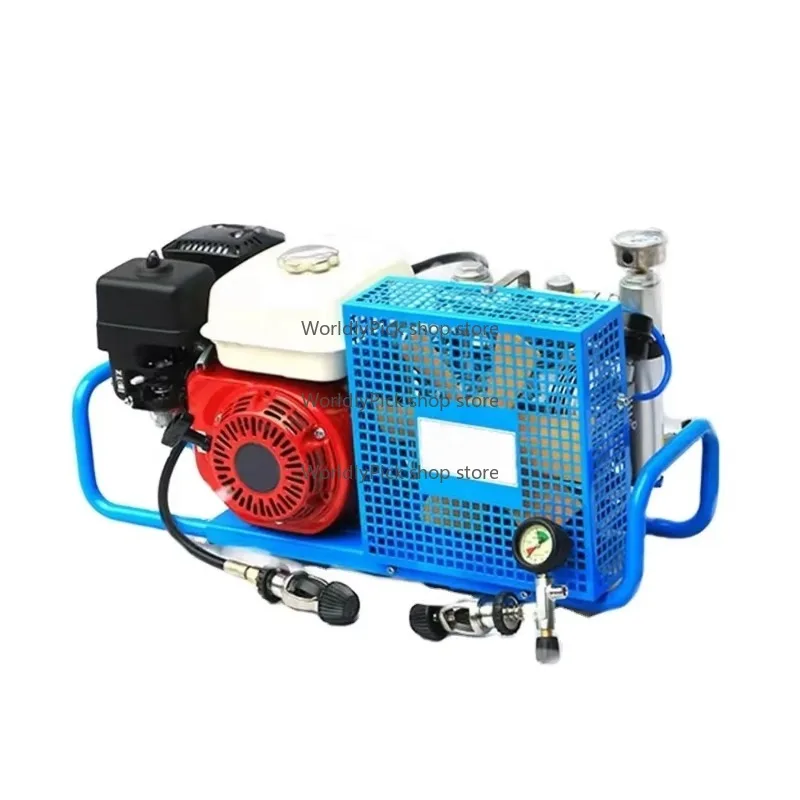 Portable Air Dive Compressor Scuba Diving Compressor 300bar 4500psi Industrial Gaoline Automatic And Manual Shut off
