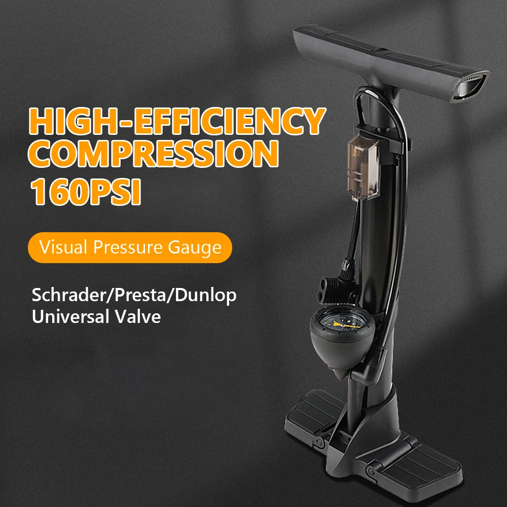 

Портативный велосипедный насос из алюминиевого сплава приносится есть высокая совместимость, водонепроницаемость и пыленепроницаемость.