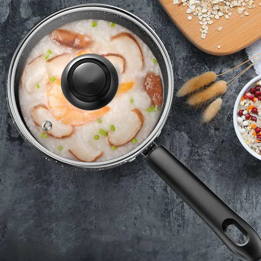 

Maifan Stone Нагревательный суп с плоским дном для кофейной лапши Детское питание Легкий кастрюля Бытовая кастрюля для еды