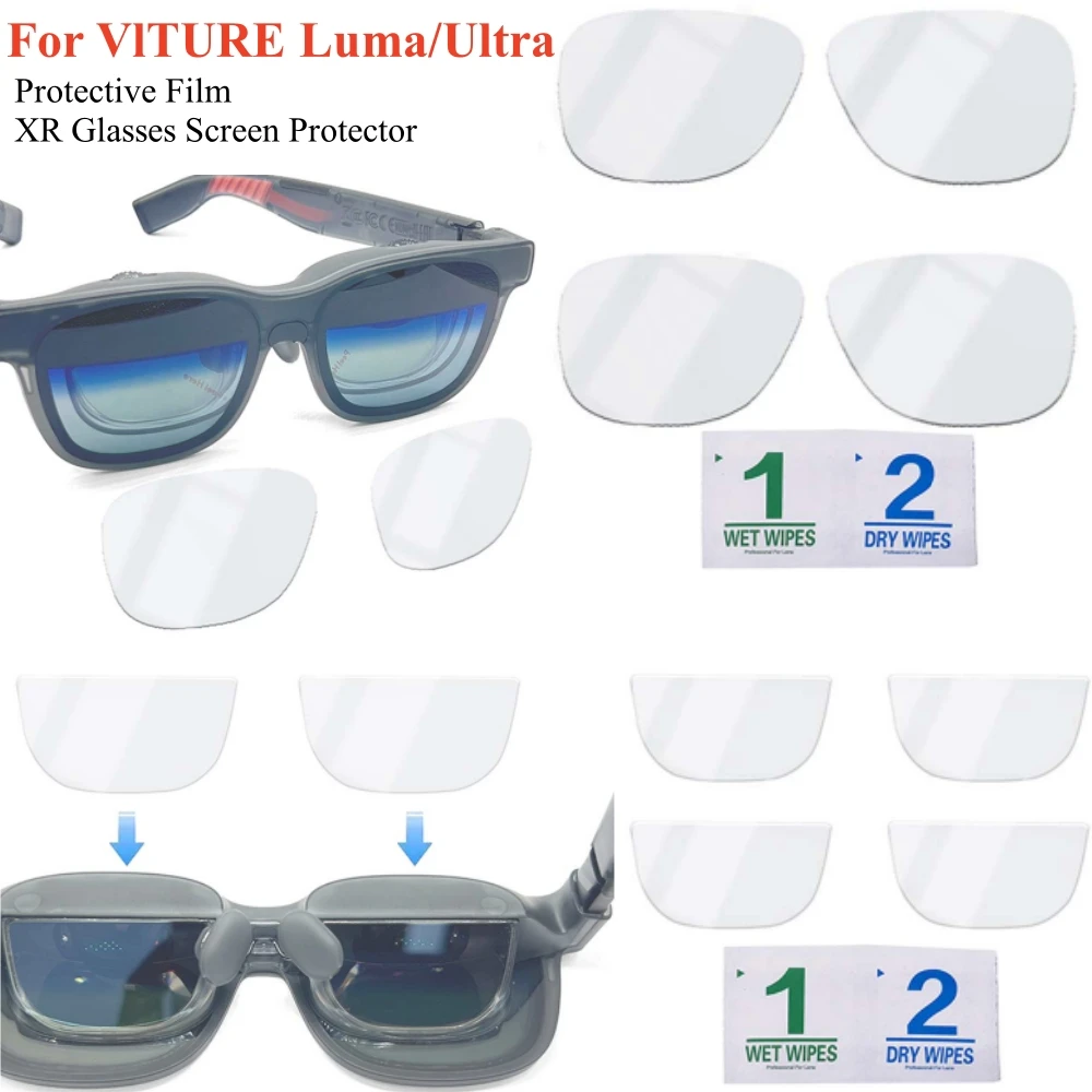 

For VlTURE Luma/Ultra HD Anti-Scratch Protective Film XR Smart Glasses Screen Protector Lens Film Accessories