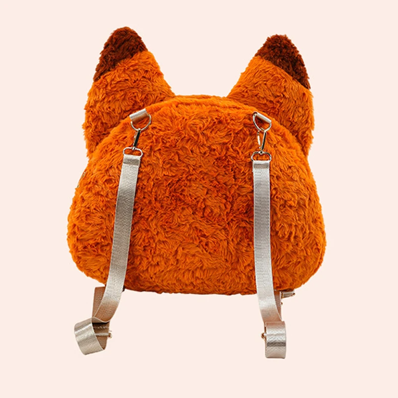 Plecak pluszowy 43x33cm Judy Hopps i Nick Wilde Disney Zootopia, zabawka, kreskówka, anime, prezent urodzinowy dla dzieci, torba.