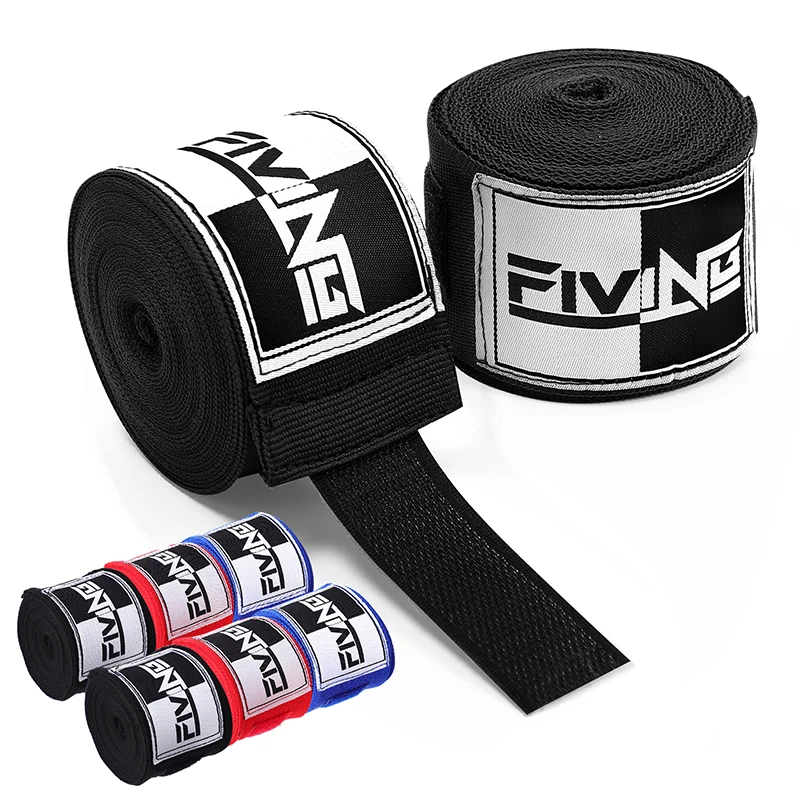 Bokshandbandages Binnenhandschoenen voor heren Dames, 180 inch elastische duimlusverbanden, polsbandbescherming Muay Thai MMA Kick