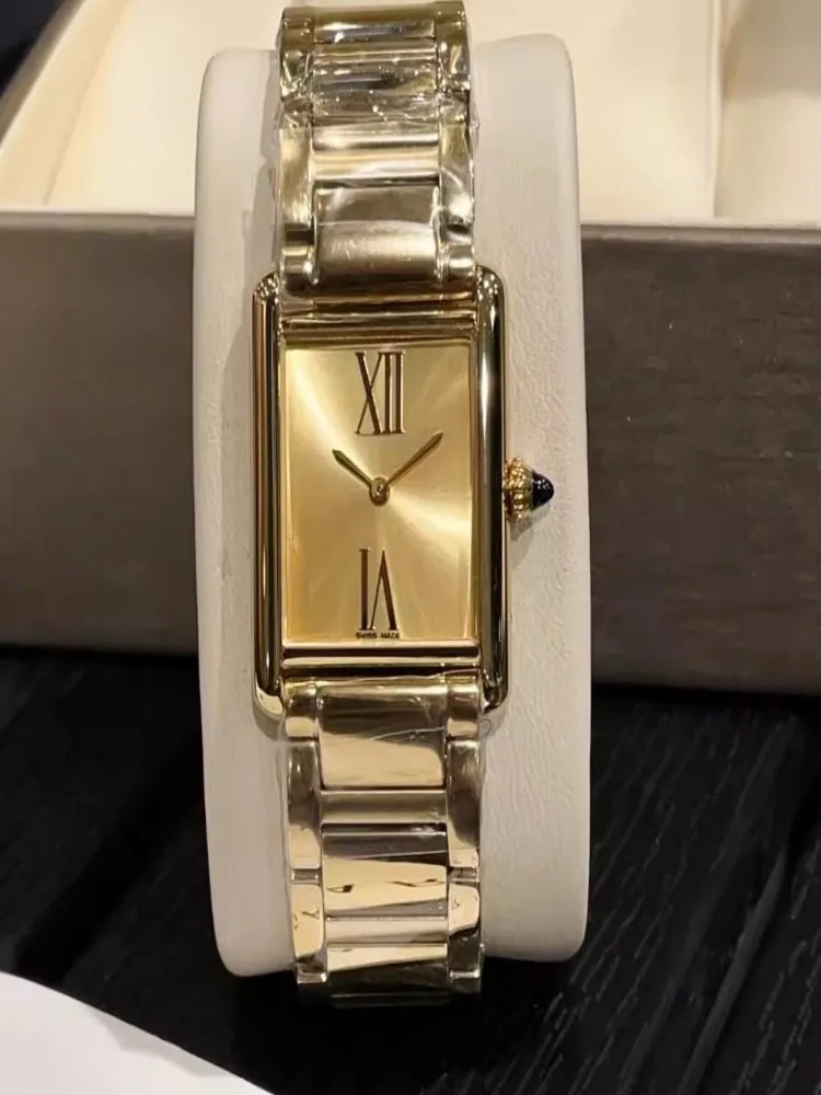 High Quality Fashion Luxury Office Ladies Designer Quartz Watch Stainless Steel Elegant Women Exquisite Wristwatch Accessories