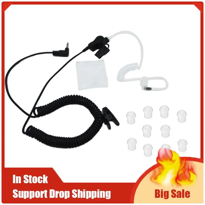 Mejores OFERTAS RHF 617-1N 3,5 Mm RECEPTOR/SÓLO Auricular de vigilancia con almohadillas de repuesto para auriculares con forma de seta, paquete de 10