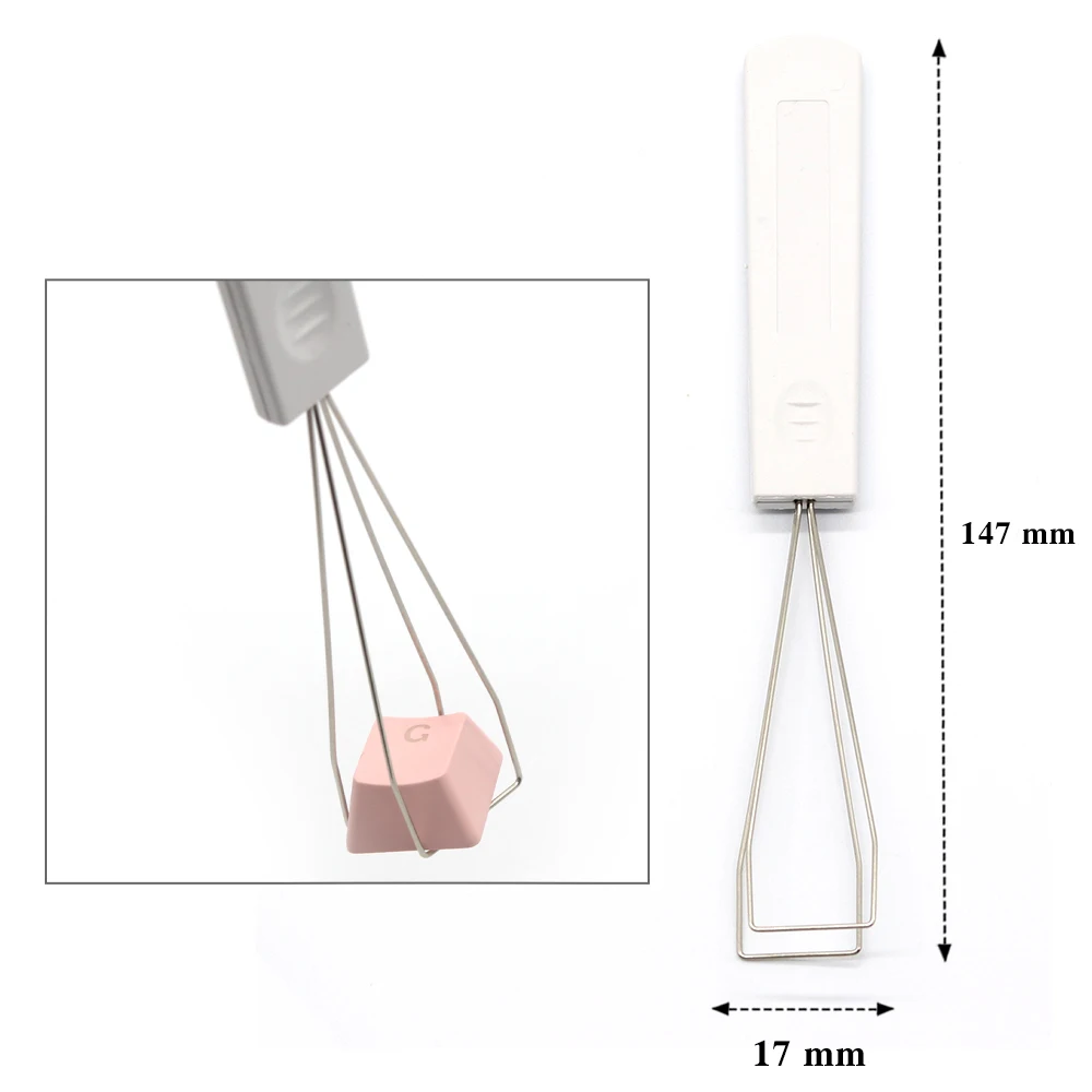 Teclado mecânico 2 em 1 interruptor extrator keycap removedor ferramenta para mx cereja/kailh/gateron/outemu rgb interruptor diy jogo