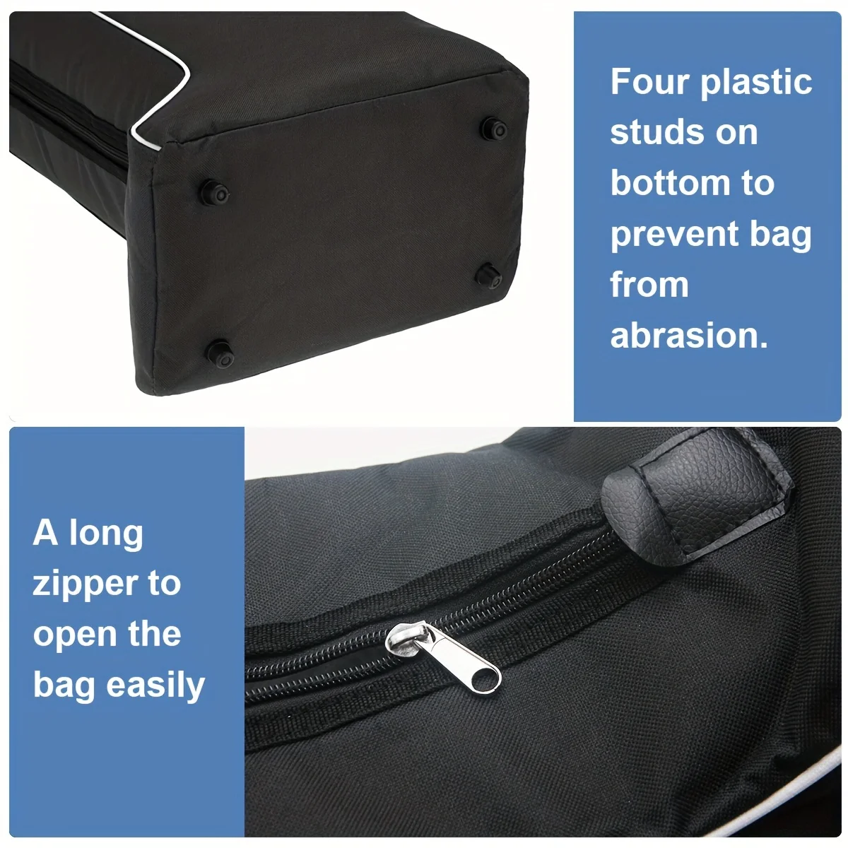 دائم عالية الكثافة أكسفورد القماش الفروسية التمهيد حمل حقيبة تصميم مريح مقابض قوية معدات الحصان ركوب الملحقات #4