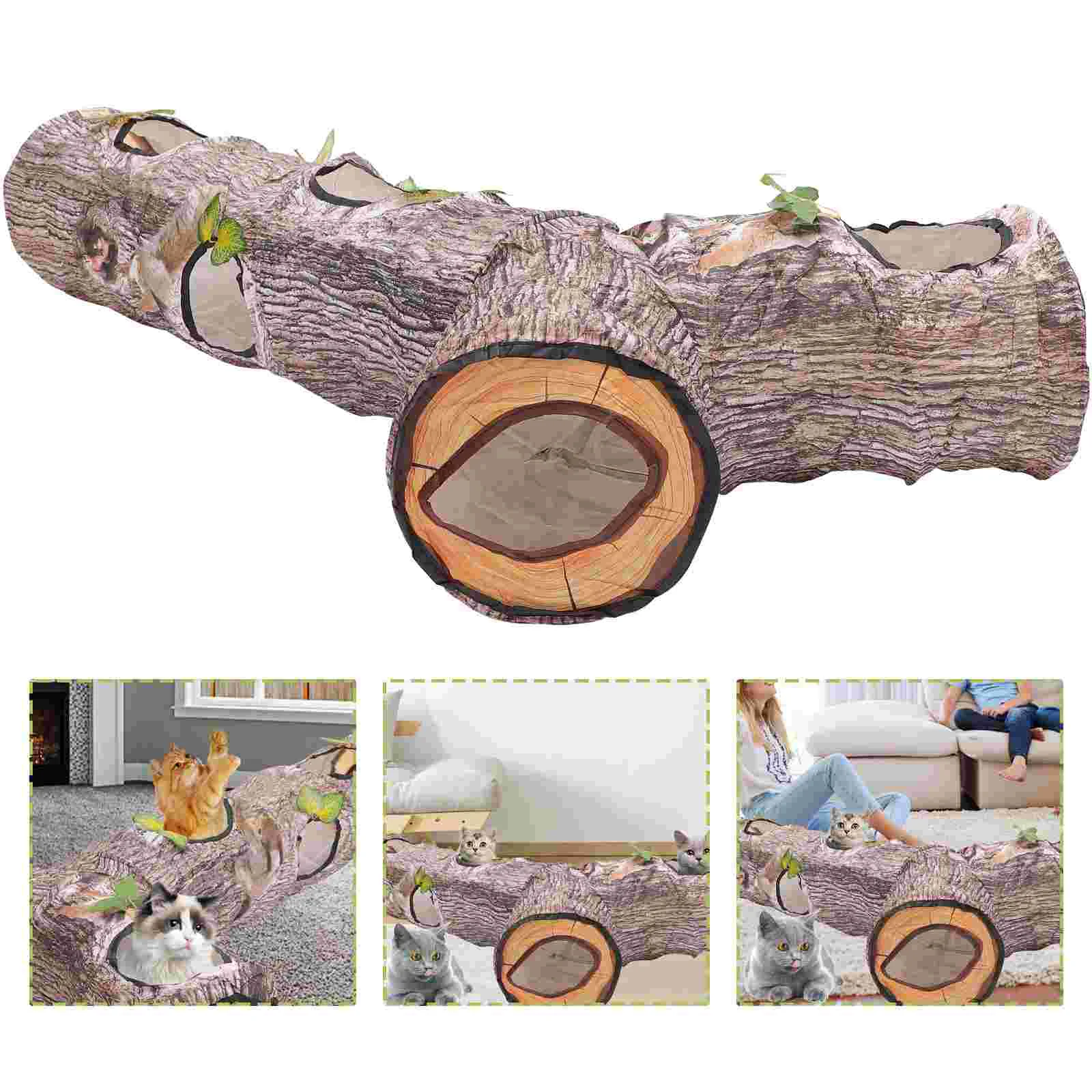 

Cat Tunnel Toy Rat Bunny Hamster Cages Tubes Squirrel Toys Trees Interactive Bed