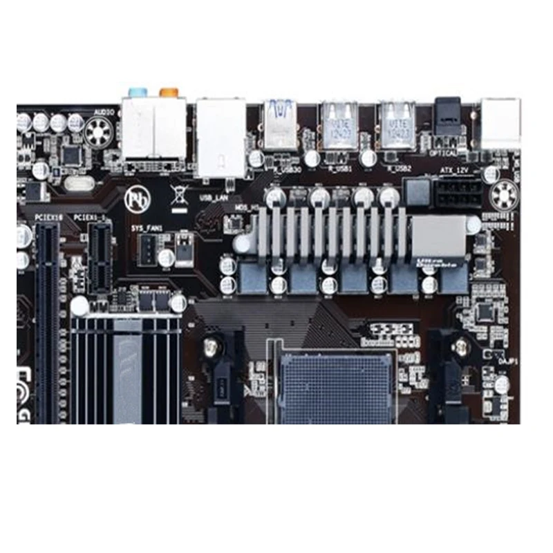 Soquete AM3 + DDR3, 32GB, Desktop Mainboard, SATA III, USB 3.0, GA-970A-D3P, apto para AMD, 970