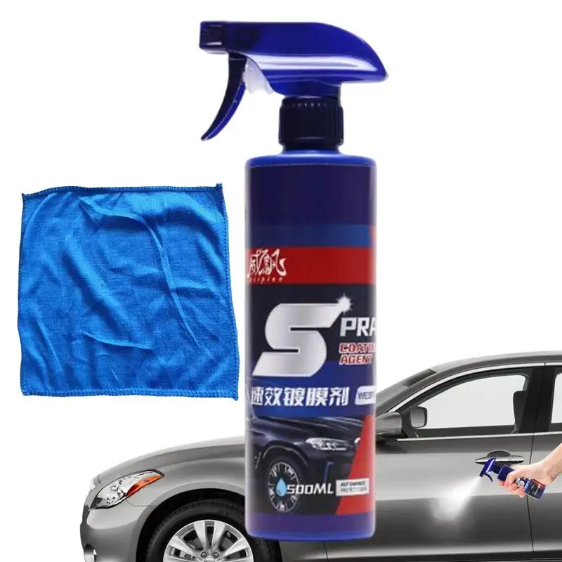 

Car Ceramic Coating Anti Scratch Spray 500mlAutomotive Paint Sealant Protection Agent Kit Super Hydrophobic Glass Coating Liquid