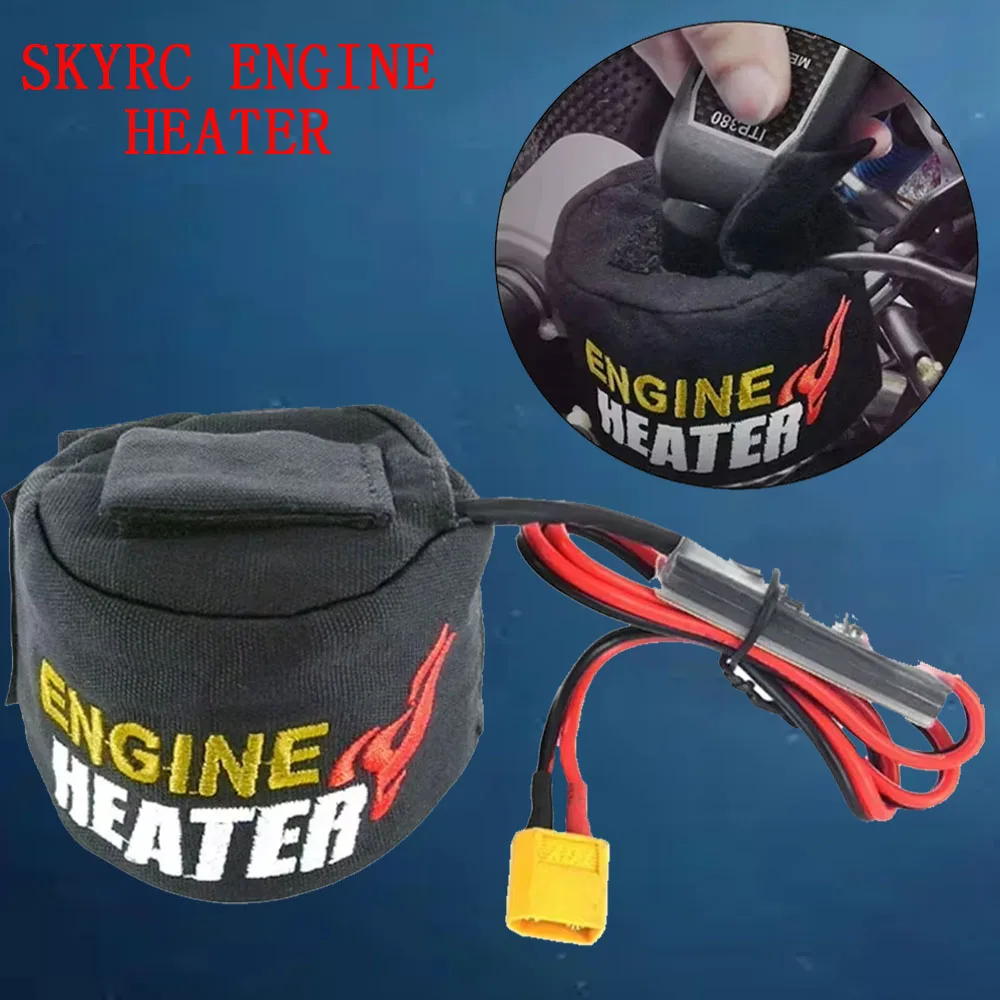 

SKYRC New Engine Heater – Preheater for 19-26 RC Nitro Engines, Temp Monitoring for RC Cars & Airplanes