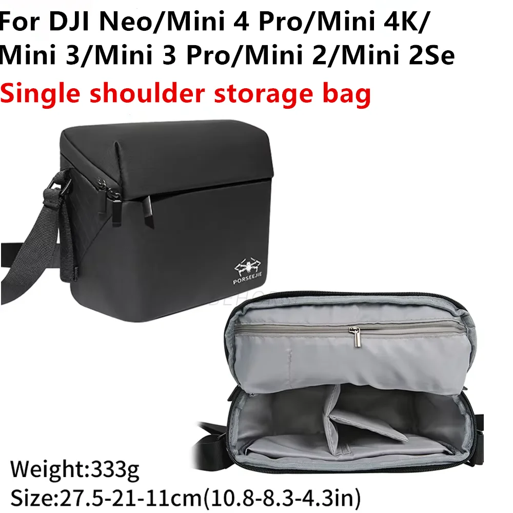 Backpack For DJI Neo/Mini 4 Pro/Mini 4K/Mini 3/Mini 3 Pro/Mini 2/Mini 2Se Shoulder Storage Bag For DJI Neo Drone Accessories