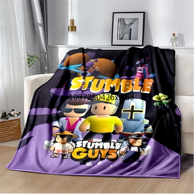 SS-Stumble G-Guys Children Blanket,Soft Warm Sports Yoga Sofa Bed Blankets,boys and Girls Brithday Gift,tapestry