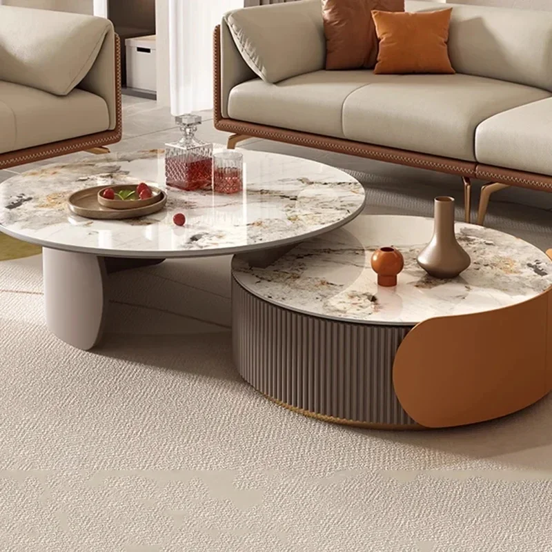 Tavolino moderno Japandi tavolini Da caffè ad angolo di lusso trasparenti pavimento Premium unico Tavolino Da Salotto mobili per la casa