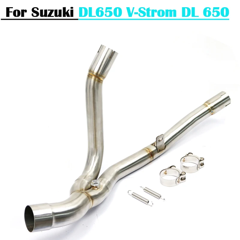 

Suitable for Suzuki DL650 V-Strom DL 650 Motorcycle Exhaust Muffler Escape Motorcycle Modified Bicycle Middle Link Pipe