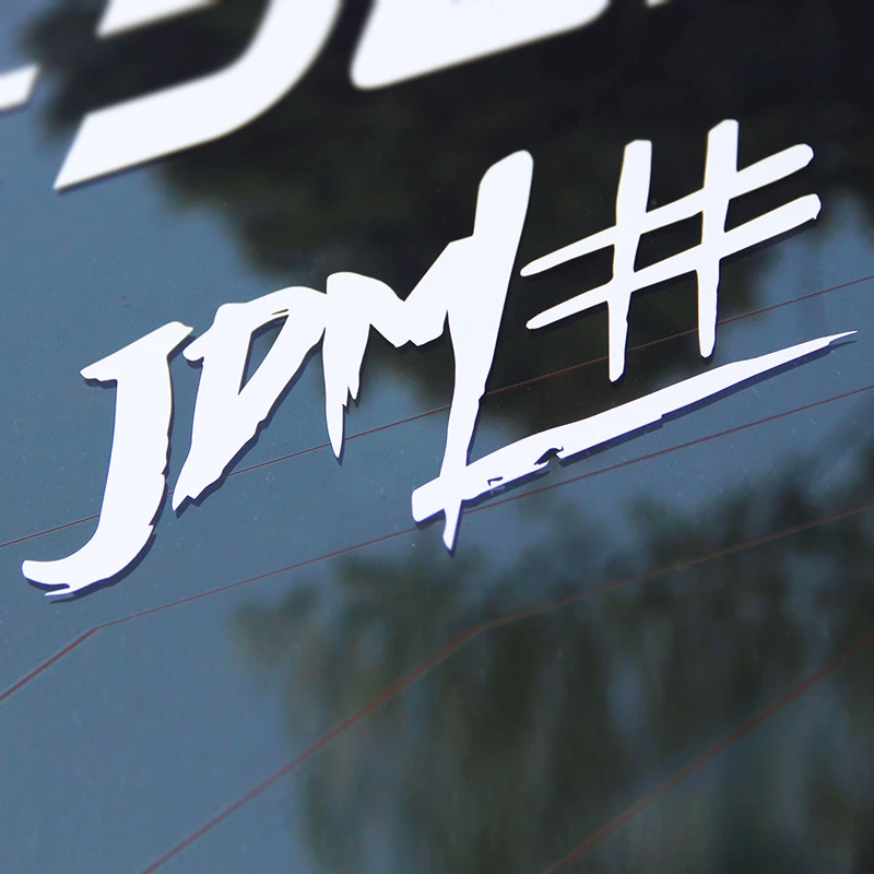 

JDM# Car Stickers for Window Glass Personalized Drifting Auto Body Vinyl Decals Styling Cool Decoration Accesorios Para El Coche