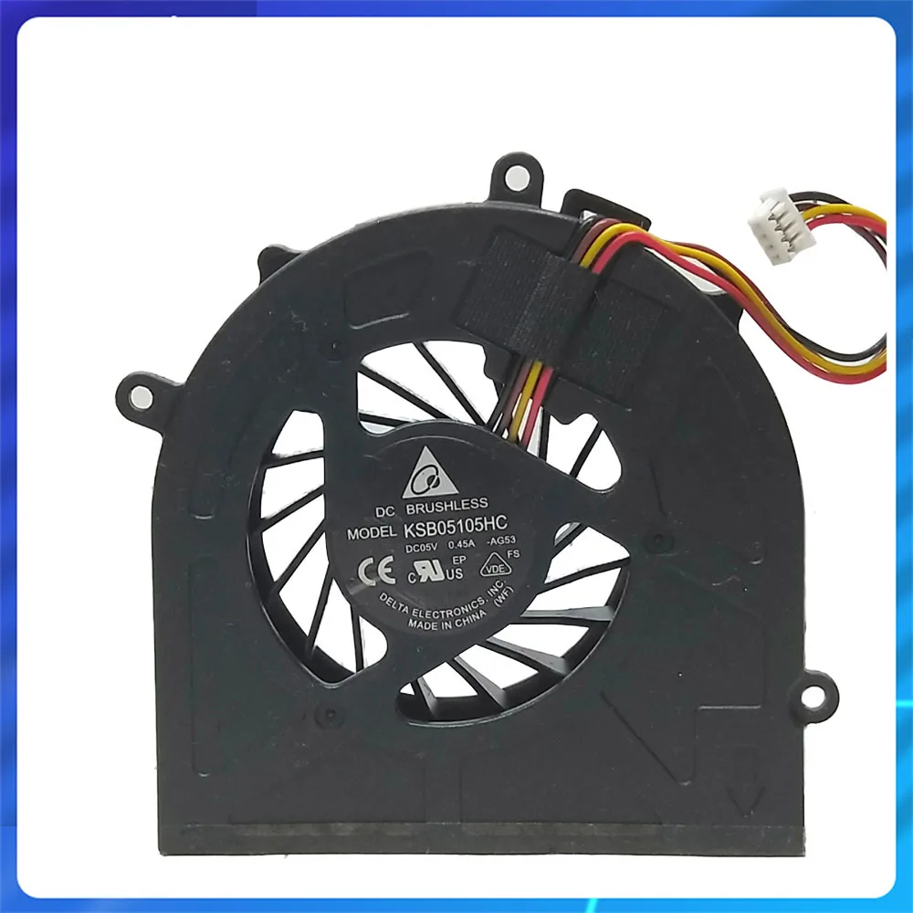 

Original for Lenovo G470 G475 G470A G475Ax G575 G570 Laptop CPU Cooling Cooler Fan DC05V 0.45A CPU Cooling Fan KSB05105HC-AG53