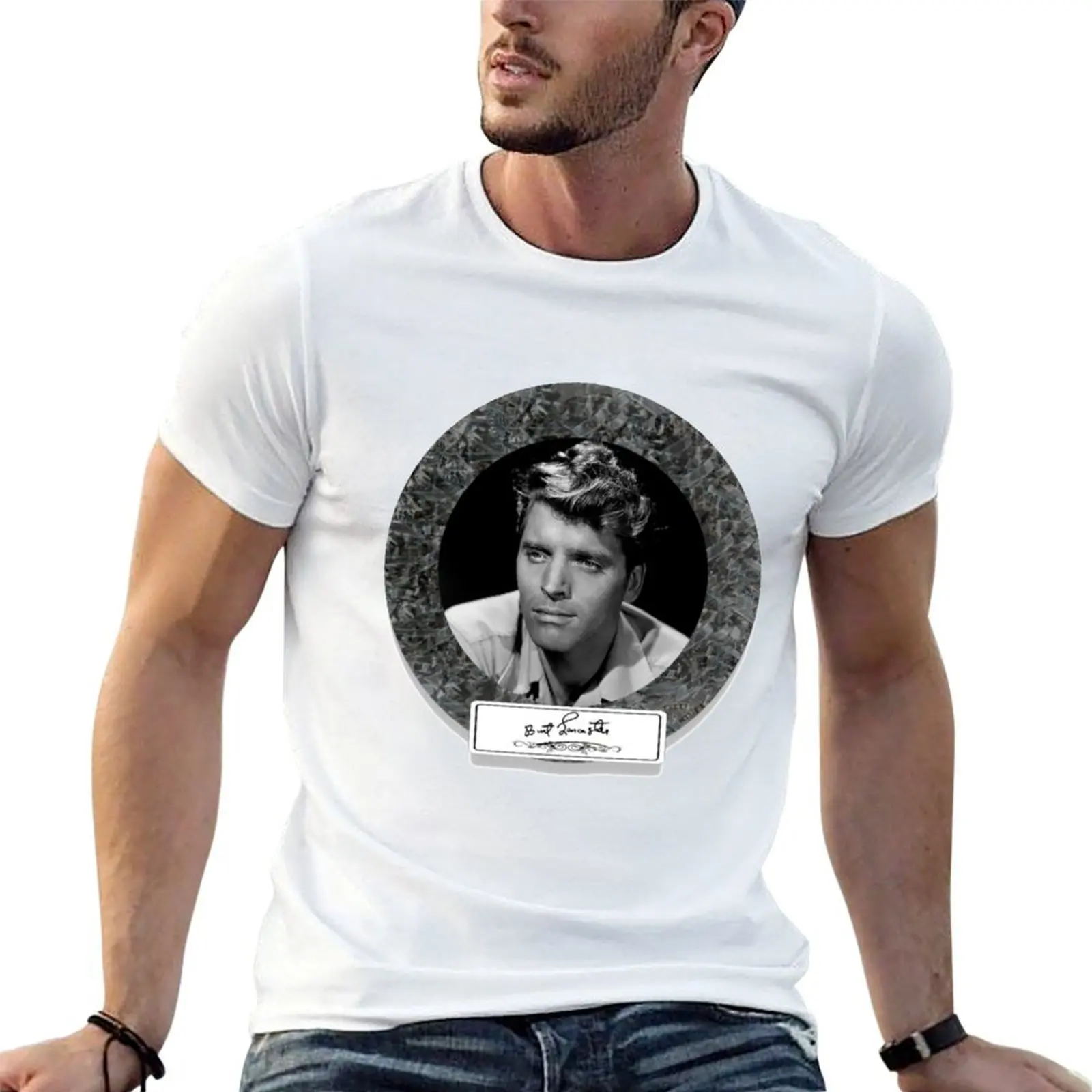 

Burt Lancaster Classic Movie Star Signature Series T-Shirt funny t shirts cotton man t shirt graphic cotton t shirt pack T-shirt