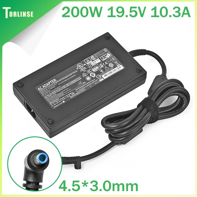 Zasilacz sieciowy 19,5 V 10,3 A 200 W do laptopów HP ZBook 17 G5, HP Laptop 15-dc0000, TPN-DA10, L00818-850, L00895-003