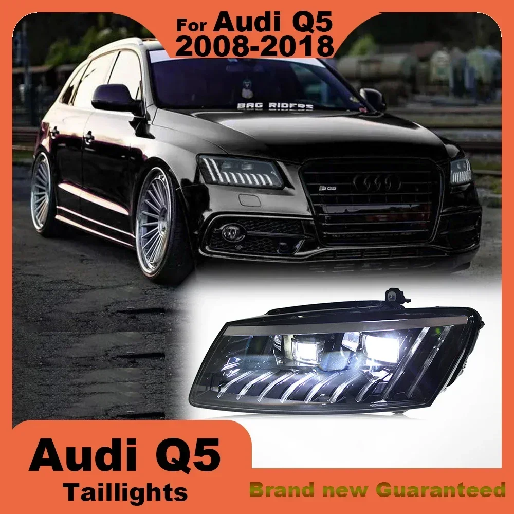 

Для Audi Q5 2008-2018 модифицированные светодиодные фары, лазерные линзы, головка, передний фонарь, дневные ходовые огни, аксессуары для фар