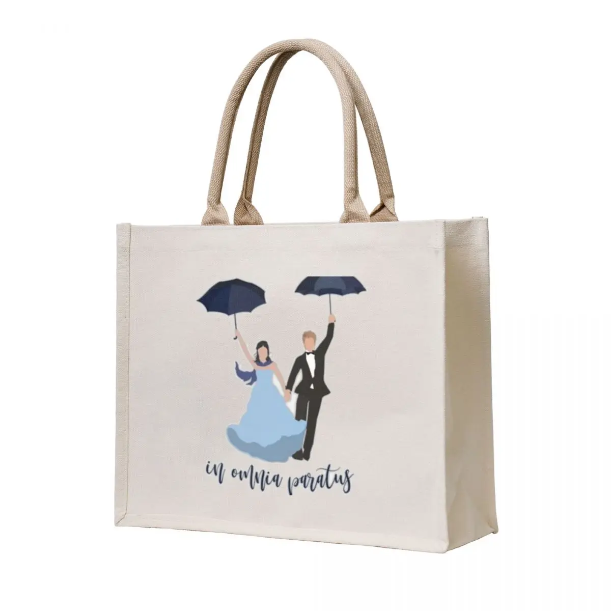 

In Omnia Paratus Drawing Tote Bag Fabric bag tote bag men personalized tote Beach