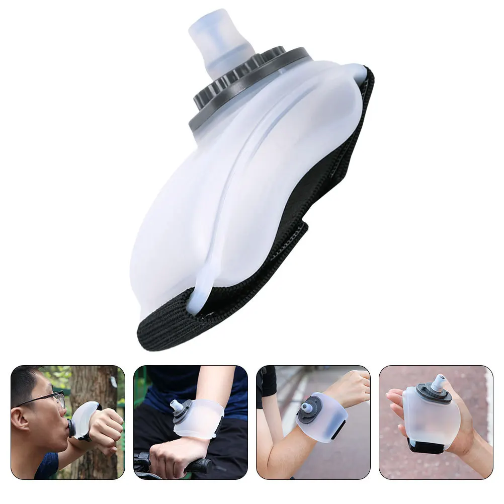 

Large Capacity Running Water Bottle Silicone Wristband Sports Kettle Portable Fitness Container Outdoor Camping Hiking Supply