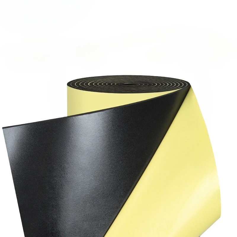 Rubber Self Adhesive Sponge Seal Strip Width200mm Single Sided Adhesive EVA Black/White Foam Anti-collision Seal Gasket