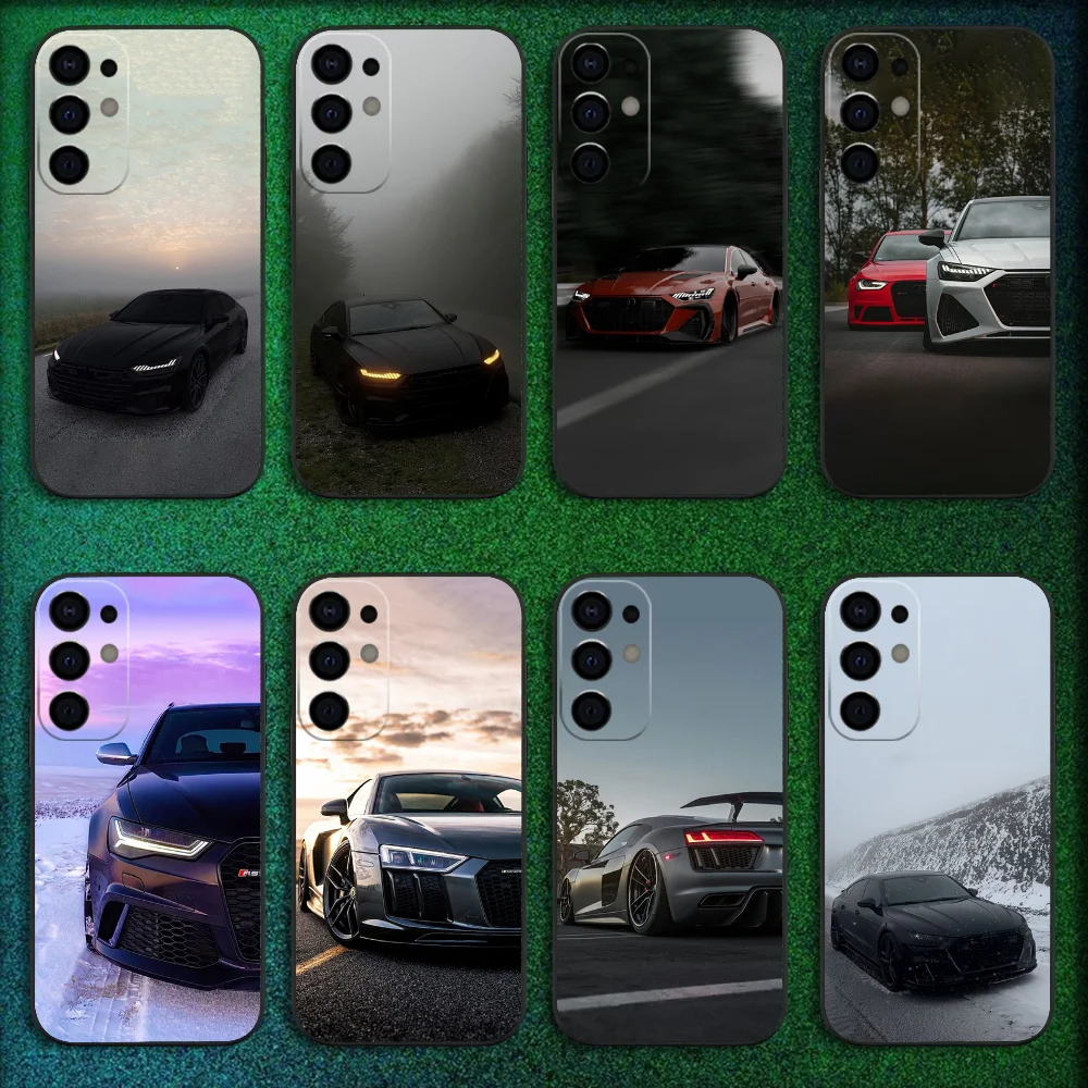 

Cool A-Audis R-S Car Phone Case For Samsung S25,S24,S21,S22,S23,S30,Ultra,S20,Plus,Fe,Lite,Note,10,9,5G Black Cover